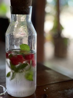 Agua fresquita con sandía y menta   at Way Nam in Koh Phangan