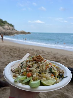 Vegan fried rice  at Way Nam in Koh Phangan