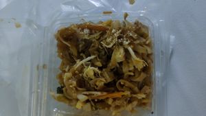 Pad thai (horrible take away pic, sorry) at Phen's Restaurant in Phuket
