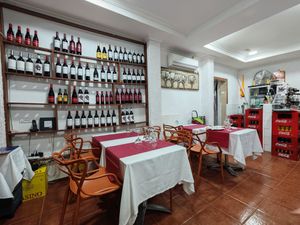 Inside (few tables) at Doña Clara in Tenerife