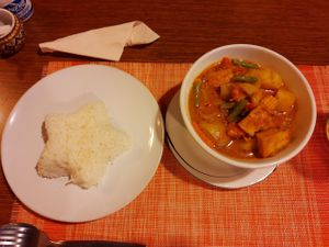 Massaman curry at Chalita in Krabi
