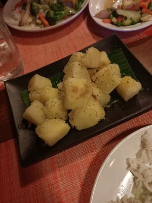 Baked potato - ask to be fried not in butter at Chalita in Krabi