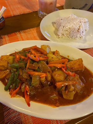 Panang curry   at Chalita in Krabi