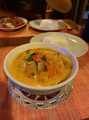 Red curry   at Chalita in Krabi