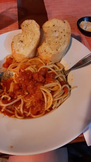 Pasta Napoli at Chalita in Krabi