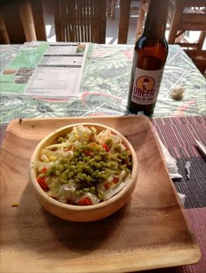 Veggie Bowl with Ubber at Green Roots in Cebu