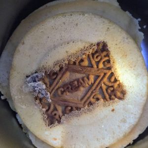 Molten chocolate wheel cake at Wheels of Fortune - Food Stall in Kaohsiung