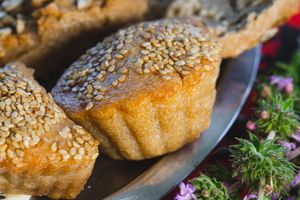 gluten free vegan pastries at Makom in Yahad