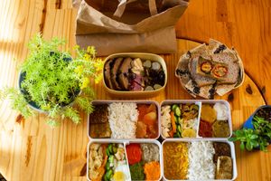 our take a way chef meal for picnik at Makom in Yahad