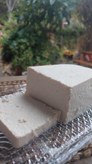 Fresh Tofu is something else. we make our own tofu from organic non gmo beans. since we started makimg our own tofu its hard to go back... we invite you for a taste at Makom in Yahad