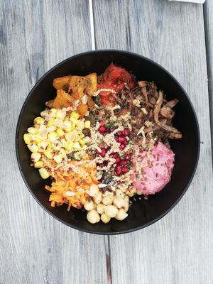 Delicious couscous salad at Sprout in Kathmandu