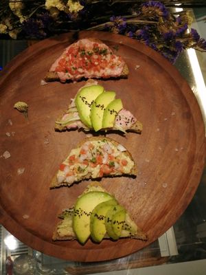 Open toast at Sprout in Kathmandu