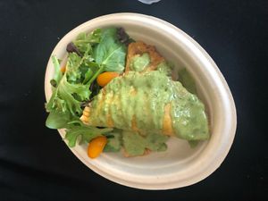 Vegan Squash Empanada at Conrad's Mexican Grill in San Pedro