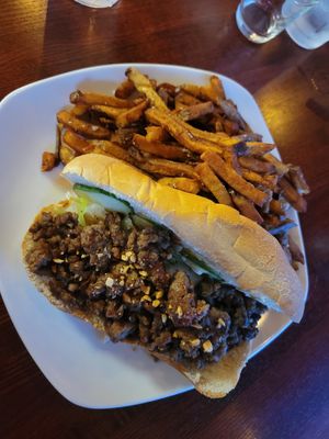 Vegan bahn mi at Dewey Beer Co in Dewey Beach