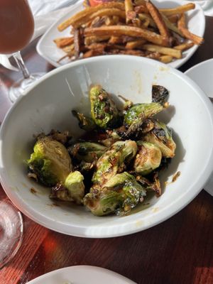 Maple Brussels Sprouts (No Bacon)  at Dewey Beer Co in Dewey Beach
