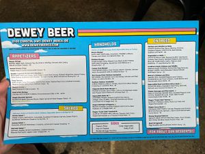 Vegan options are labeled  at Dewey Beer Co in Dewey Beach