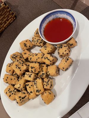 Sesame crispy tofu  at Di Lac Cuisine in San Jose