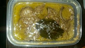 Nasi Lemak with Rendang at Kuala Lumpur Café in Leeds