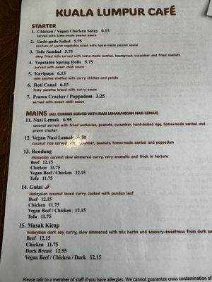   at Kuala Lumpur Café in Leeds