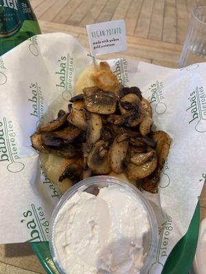   at Baba's Pierogies in Brooklyn