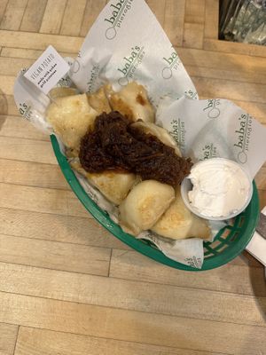   at Baba's Pierogies in Brooklyn