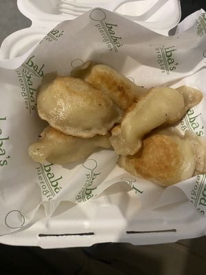   at Baba's Pierogies in Brooklyn