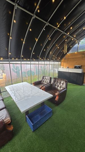 They have a patio at Yorozu Farm in Yamaguchi