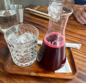 Pink Detox drink delicious at The Hideout Cafe in Da Nang