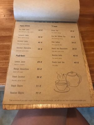 Drinks  at The Hideout Cafe in Da Nang