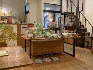 Coconut products available to buy at Cocowell Cafe in Osaka