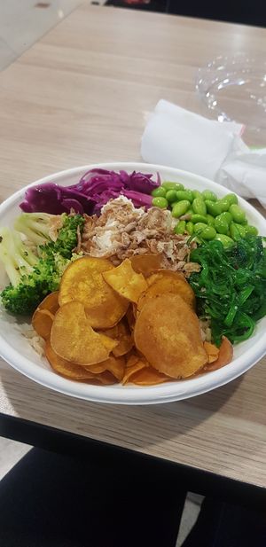 Vegan poke bowl at Poked in North Ryde