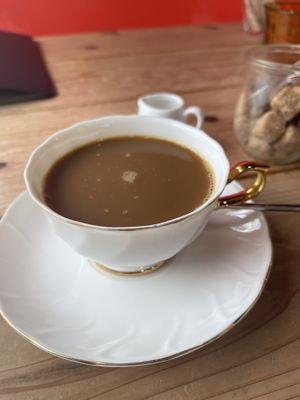 Kaffee mit Sojamilch  at Shoji Cafe Sora in Takamatsu