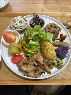 Vegan plate   at Shoji Cafe Sora in Takamatsu