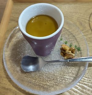 Soy pudding  at Shoji Cafe Sora in Takamatsu