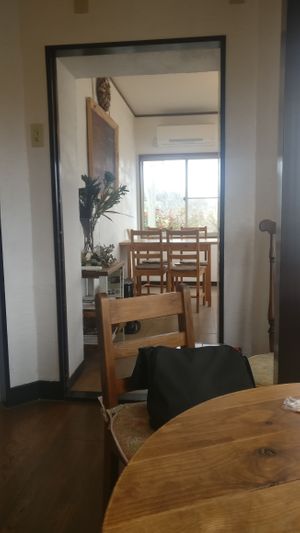 Sunny dining room at Shoji Cafe Sora in Takamatsu