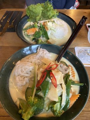 Rice and noodle curry at Madame Tâm City in Aachen