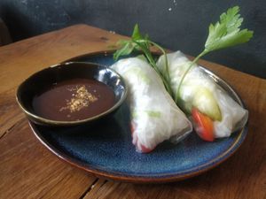 Summerroll vegetables at Madame Tâm City in Aachen