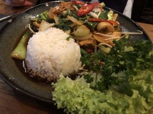 Fried tofu vegetables   at Madame Tâm City in Aachen