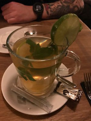 Madame Tam Tea (Ginger-Lime-Tea) at Madame Tâm City in Aachen