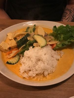 Vegan curry at Madame Tâm City in Aachen