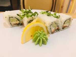 Creamy roll at Healthy Conscience in St Petersburg
