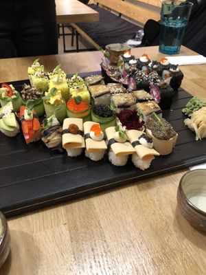 Sushi mix at Healthy Conscience in St Petersburg