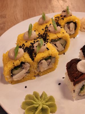 Vegan Sushi at Healthy Conscience in St Petersburg