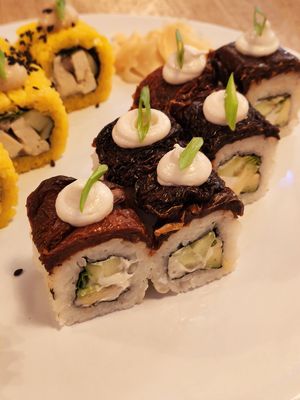 Vegan Sushi at Healthy Conscience in St Petersburg