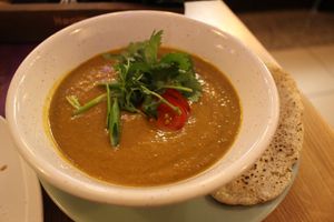 Indian soup-350Rub at Healthy Conscience in St Petersburg