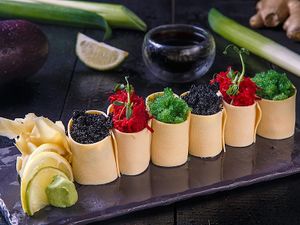 sushi tofu at Healthy Conscience in St Petersburg