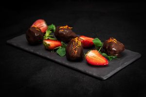 dessert at Healthy Conscience in St Petersburg