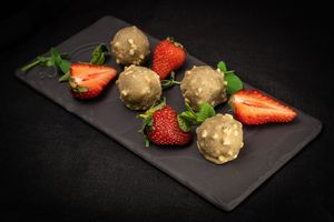 dessert at Healthy Conscience in St Petersburg