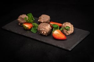 dessert at Healthy Conscience in St Petersburg