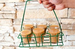 Chai: India Tea With Cardamom And Spices at Atithi Indian Vegetarian Restaurant in Lisbon